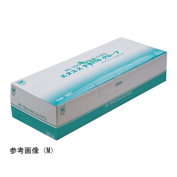 日昭産業 テキパキグローブ PE フィット M 1セット(200枚×20箱入) 19051 1セット(4000枚) 67-6645-09（直送品）