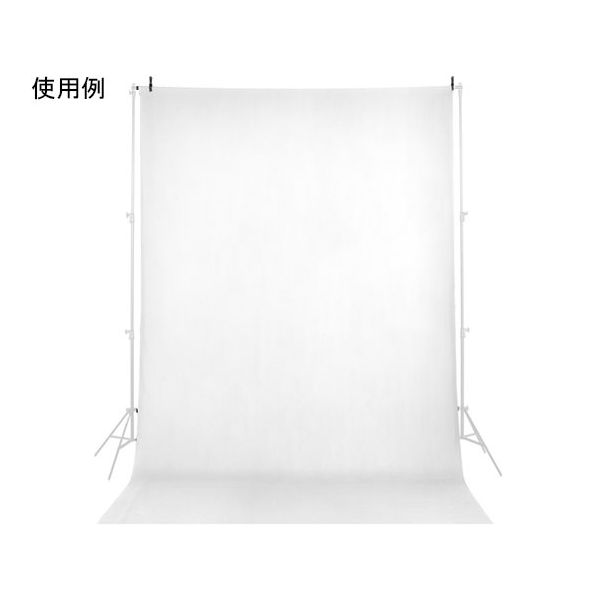 サンテック 背景布 S ホワイト S803 1個 65-5713-96（直送品）
