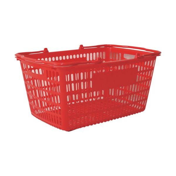 大和産業 買い物かご SLー20 レッド SL-20-RE 1個 538-1864（直送品）