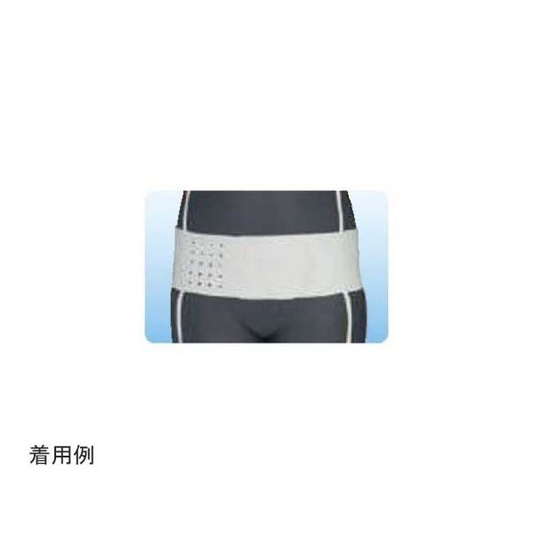アシスト デラックス骨盤ベルト ホワイト M 01685 1本 68-4060-33（直送品）