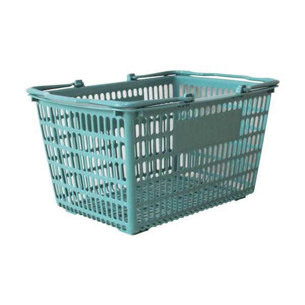 大和産業 買い物かご SLー8 ブルーグリーン SL-8-BLGR 1個 538-0378（直送品）