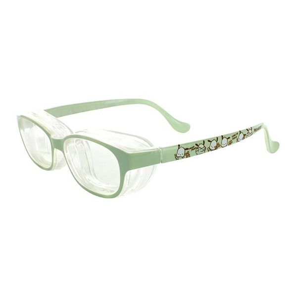 名古屋眼鏡 花粉対策メガネ スカッシースタイル キッズ ポチャッコ 8726-03 1本 68-0312-30（直送品）