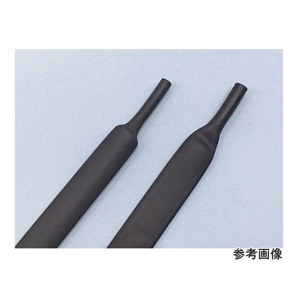 デンカエレクトロン ノンハロゲン熱収縮チューブ 黒【SETCーB】 10m D:8.0mm 10m巻×5袋入 SETC-8.0B-10 1巻（直送品）