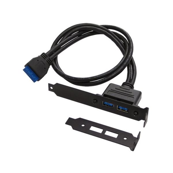 アイネックス USB3.0リアスロット 2ポート RS-003D 1個 67-9266-48（直送品）
