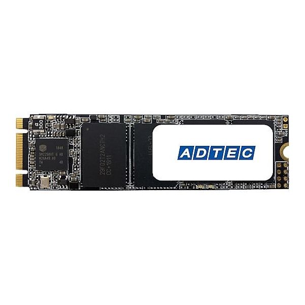 アドテック M.2 120GB 3D TLC SATA(2280) AD-M2DS80-120G 1個 67-7461-65（直送品）
