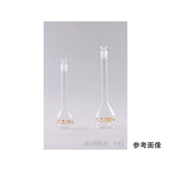 宮原計量器製作所 メスフラスコ 1000mL HG JIS クラスA JCSS校正証明書付 mf1hg 1個 64-9089-16-24（直送品）