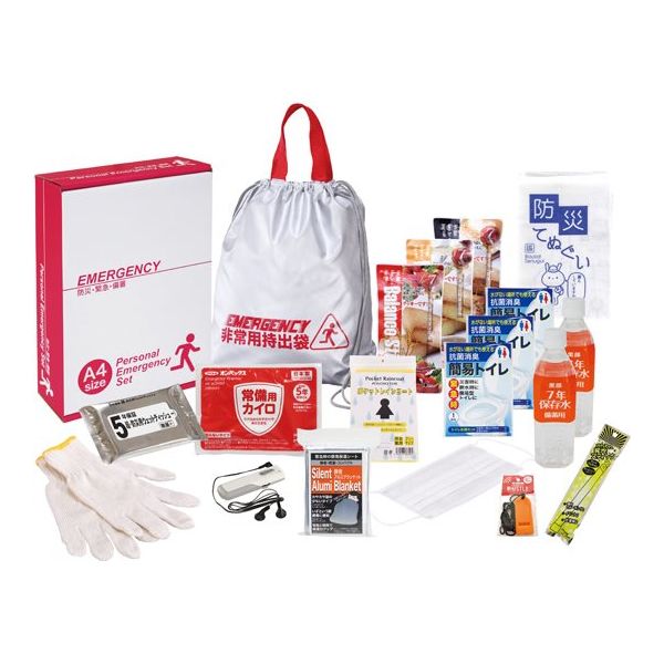エピオス 1日分の滞在をサポートする災害対策19点セット MSB50 1個 67-7320-35（直送品）