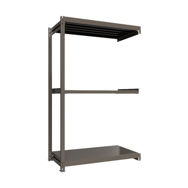 ICHIMAI 重量ボルトレスラック 段荷重1000Kg H2400×W1500×D750 天地3段 連結グレー TH1000-857R3（直送品）