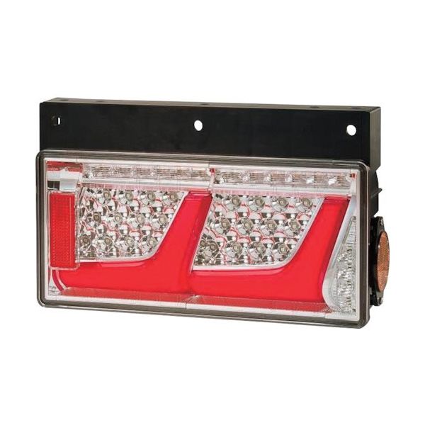 小糸 左 レッドVer シーケンシャルターン トラック用オールLEDリアコンビネーションランプ 2連タイプ LEDRCL-24L2S 1台（直送品）