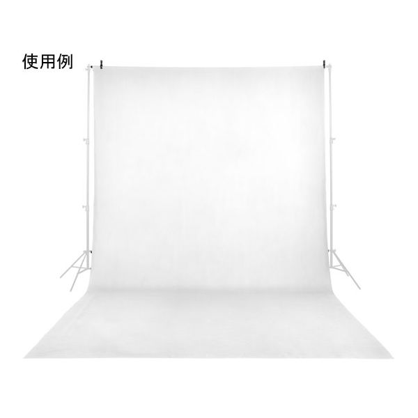 サンテック 背景布 L ホワイト S813 1個 65-5714-07（直送品）