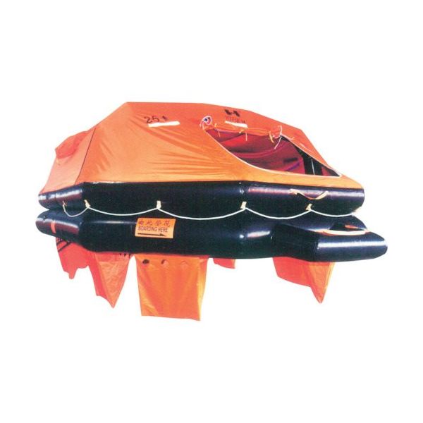 メテックス METEX EX自動膨張救命いかだ コンテナ 25人用 HYF-25C 1台 379-7239（直送品）