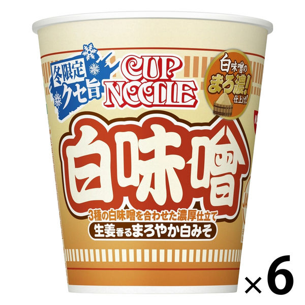 カップヌードル 白味噌 1セット（1個×6） 日清食品 - アスクル