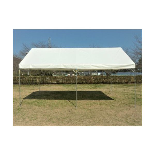 越智工業所 KOK 集会用テント らくらくテント W7.07XD3.55XH3.07 天幕色 緑 RT-2X4-GN 1台 175-8951（直送品）