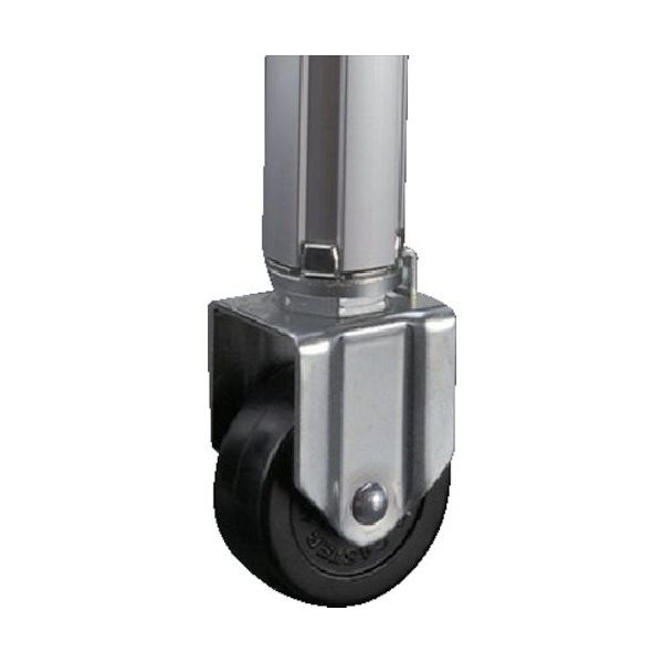 SUS 【数量10以上】φ50 N フレームキャスター 固定 エラストマー GFN-664-10 1個 257-1588（直送品）