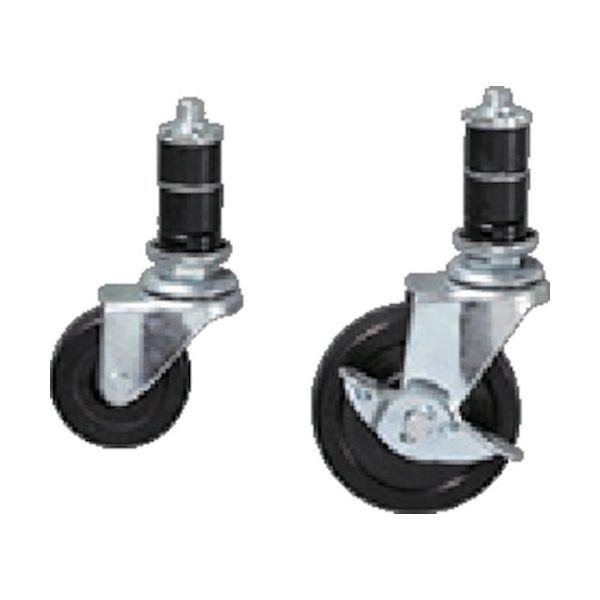 SUS 【数量10以上】フレームキャスターNφ50ナイロンB (ゴム) GFN-563-10 1個 257-8692（直送品）