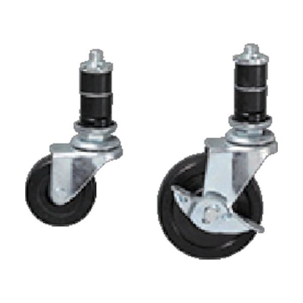 SUS 【数量10以上】フレームキャスターNφ100導電B (ゴム) GFN-585-10 1個 257-1578（直送品）