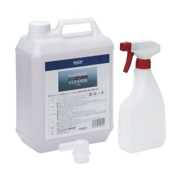 パワーアップジャパン FALCON アルミホイールクリーナー 4L P755 1個 561-3467（直送品）