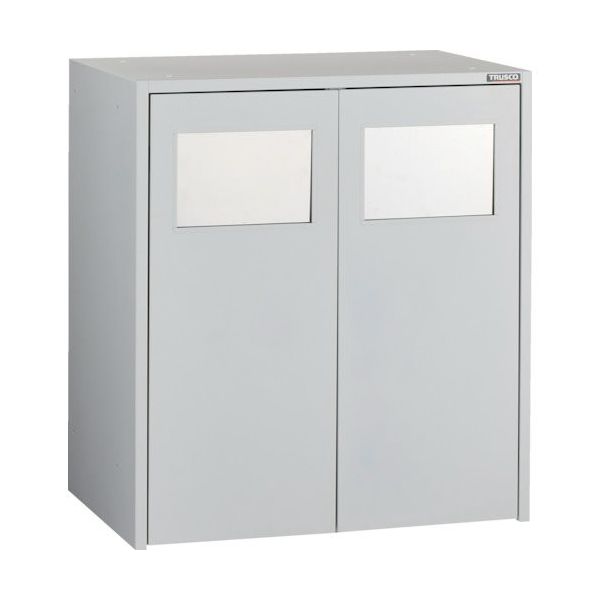 TRUSCO FS型工場用保管庫 ダストボックス 下置き用 W900XD600XH1000mmアジャスター付 FSDB-10B 1台（直送品）