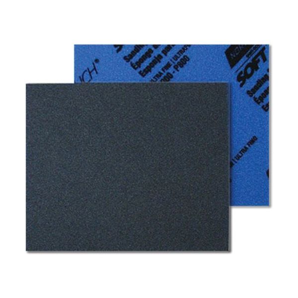 サンゴバン NORTON ソフトタッチ スポンジ研磨パッド ウルトラファイン 1P 2U-3077-1P 1セット(20枚)（直送品）