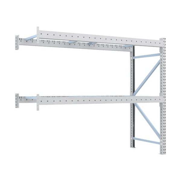 トラスコ中山 TRUSCO 重量パレットラック3トン 2300X900XH2000 2段 連結 3D-20B23-09-2B 1台（直送品）