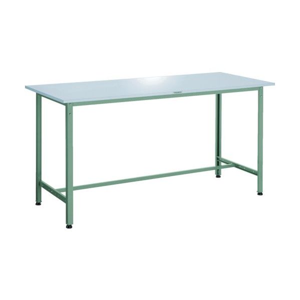 TRUSCO 軽荷重立作業台(300kg)HAE型 900X450XH900 ステンレス張り グリーン色 HAE-0945SUS 1台（直送品）