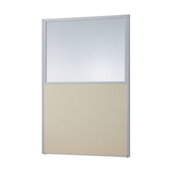 トラスコ中山 TRUSCO ローパーティション 上部半透明 W1200XH1765 ベージュ TLP-1812U-BE 1枚（直送品）