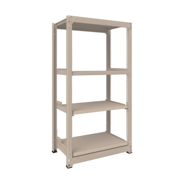 トラスコ中山 TRUSCO M3型中量棚 W900XD595XH1800 スライド棚板 中間・底各1段付 M3-6363-HMB1M1 1台（直送品）