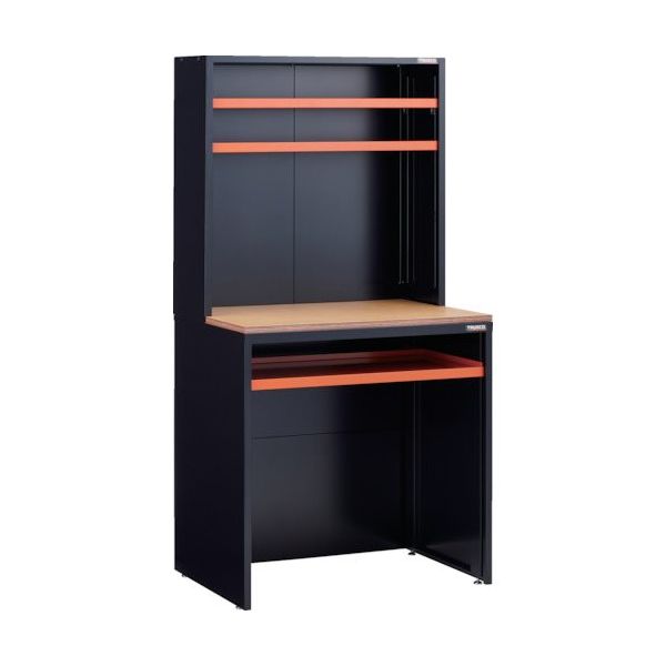トラスコ中山 TRUSCO TWB型オープン台 上棚付 900X650XH920 黒 TWB-900-UT2 1台 256-2360（直送品）