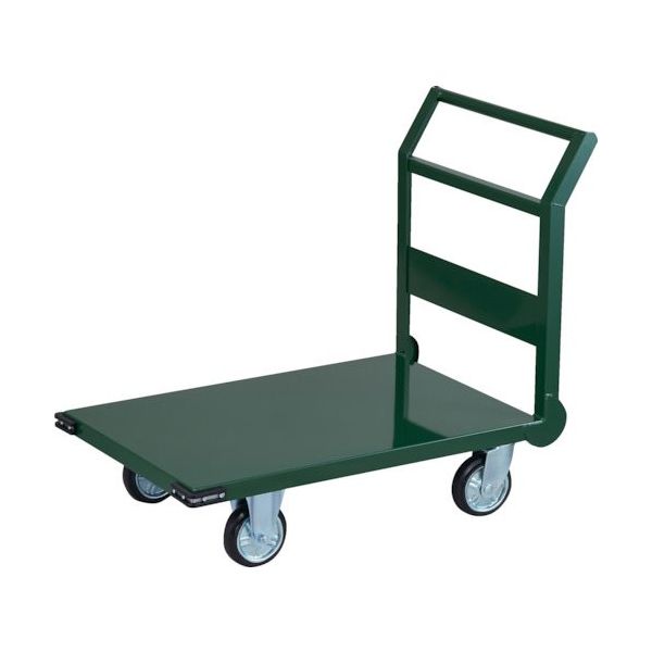 トラスコ中山 TRUSCO 鋼鉄製運搬車 ハンドル側自在車輪 900X600 φ150プレス車 SH-2C 1台 256-5613（直送品）