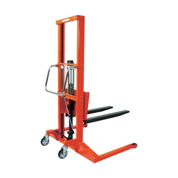 トラスコ中山 TRUSCO コゾウリフター 足踏み油圧式 800kg フォーク高さ800 幅広タイプ BEA-H800-8W 1台（直送品）