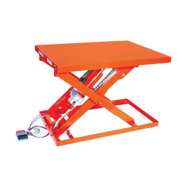 TRUSCO テーブルリフト 250kg 電動Bねじ式 DC24Vバッテリー専用 800×900 HDL-L2589V-D2 1台（直送品）