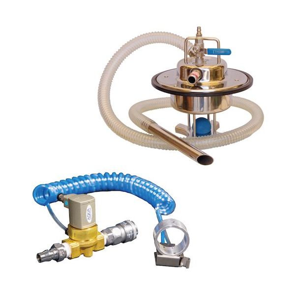 アクアシステム エア式バキュームクリーナー 掃除機 ステンレス製 手元スイッチ仕様 AVCー550SUSーAH 1台 535-7946（直送品）