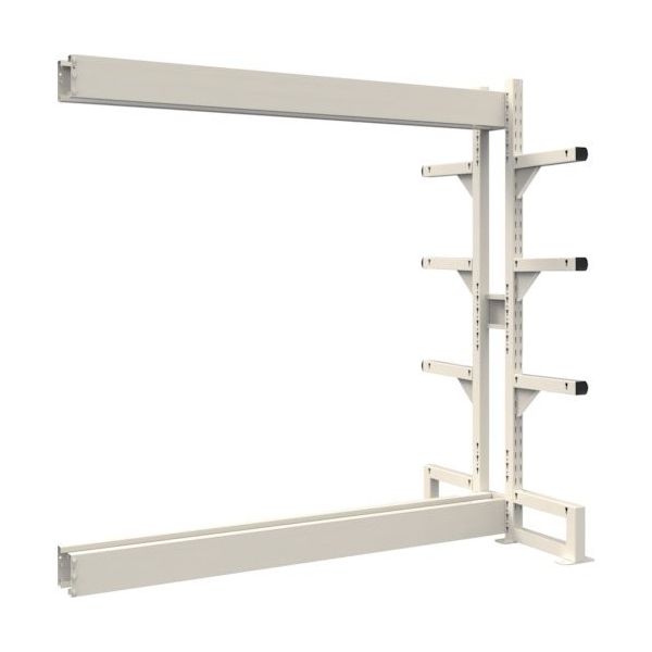 トラスコ中山 TRUSCO ボルトレス長尺保管棚M3 複式連結900X450XH2100 4段 VRM37354BW 1台 538-8193（直送品）