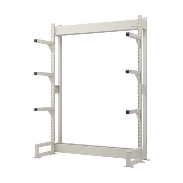 トラスコ中山 TRUSCO ボルトレス長尺保管棚M3 単式基本1800X300XH2400 4段 VRM38634 1台 538-0585（直送品）