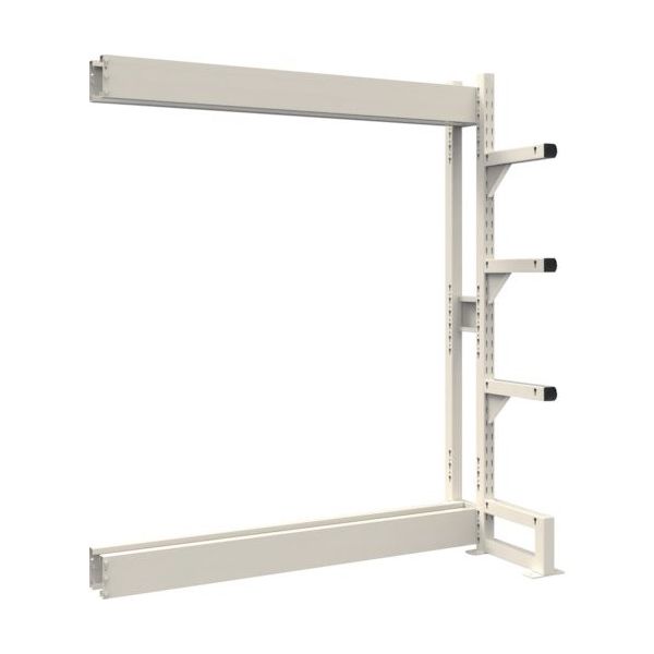 トラスコ中山 TRUSCO ボルトレス長尺保管棚M3 単式連結1500X300XH2100 4段 VRM37534B 1台 539-4854（直送品）