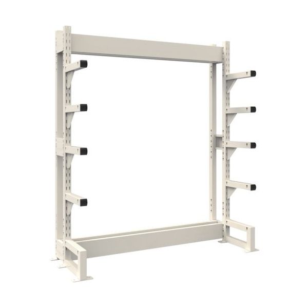 トラスコ中山 TRUSCO ボルトレス長尺保管棚M3 単式基本1200X300XH2400 5段 VRM38435 1台 538-3910（直送品）