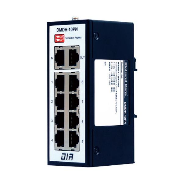 ダイヤトレンド Diatrend 三菱インバータ用RSー485分配器10ポート DMDH-10PN 1本 596-6940（直送品）