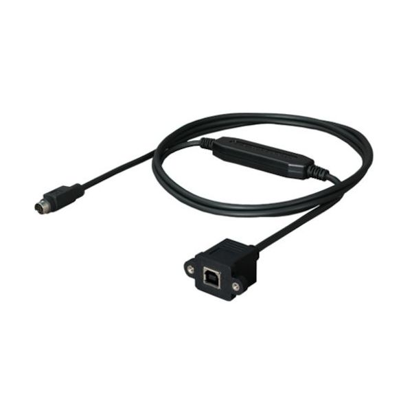 ダイヤトレンド 三菱CPU⇔PC用RSー232C⇔USBコンバータケーブルパネル取付 DQ-PU2 1本 596-6946（直送品）