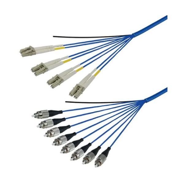 Diatrend マルチモード光ファイバーケーブル(LCーFC)8芯<屋内用(補強)>5m DFC-MMDLCFC-RMT81(5M) 1本（直送品）