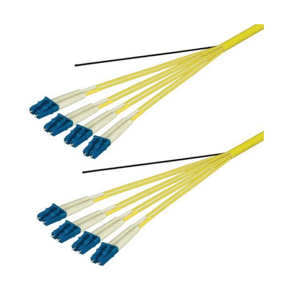 Diatrend シングルモード光ファイバーケーブル(LCーLC)8芯<屋内用(補強)>2m DFC-SMDLCDLC-RMT81(2M)（直送品）