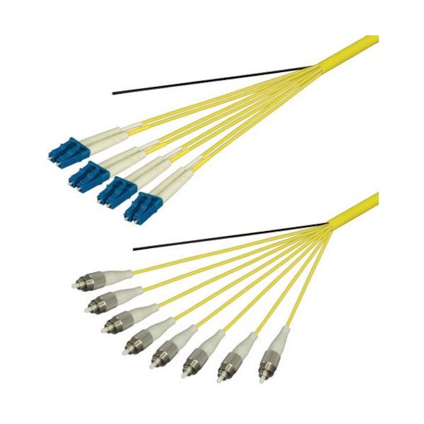 Diatrend シングルモード光ファイバーケーブル(LCーFC)8芯<屋内用(補強)>2m DFC-SMDLCFC-RMT81(2M)（直送品）