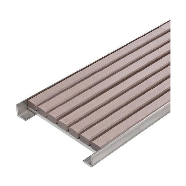 カネソウ リサイクルウッドグレーチング 縦目タイプ WGR-A-30-250X500 1枚 629-3679（直送品） 26,462円