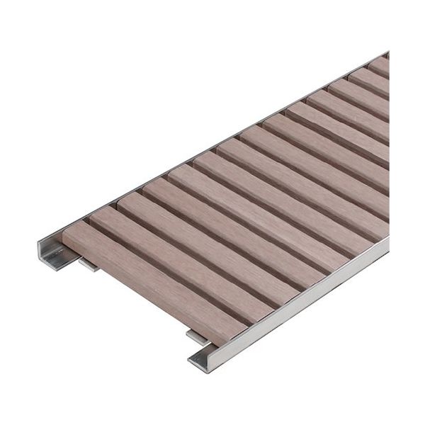 カネソウ リサイクルウッドグレーチング WGR-20-250X500 1枚 629-3695（直送品）
