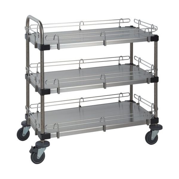 スーパーシリーズ 落下防止カート I型 430ソリッドシェルフ W911mmxD614mmxH963mm RC1LSS910A 1台（直送品）