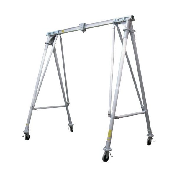 江崎機械工業 江崎 アルミ合金製門型クレーンM型(ベーシックタイプ) 定格荷重1000kg M25-SS25-LF-1000 1台（直送品）