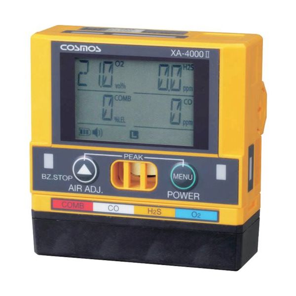 新コスモス ガス検知器(複合) 対象ガス 可燃性ガス(メタン)・酸素・一酸化炭素 XA-43002BKCS-BC9-AC 1セット（直送品）