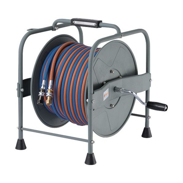 三協リール TRIENS 酸素プロパンガスリール 手巻き 20m STR-20A-P 1台 260-7561（直送品）