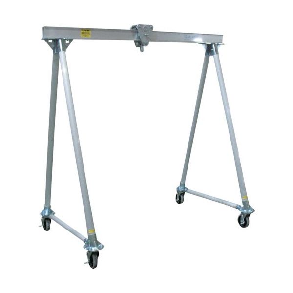 江崎機械工業 江崎 アルミ合金製門型クレーンML型(低揚程タイプ) 定格荷重300kg ML25-S30-LH-300 1台（直送品）