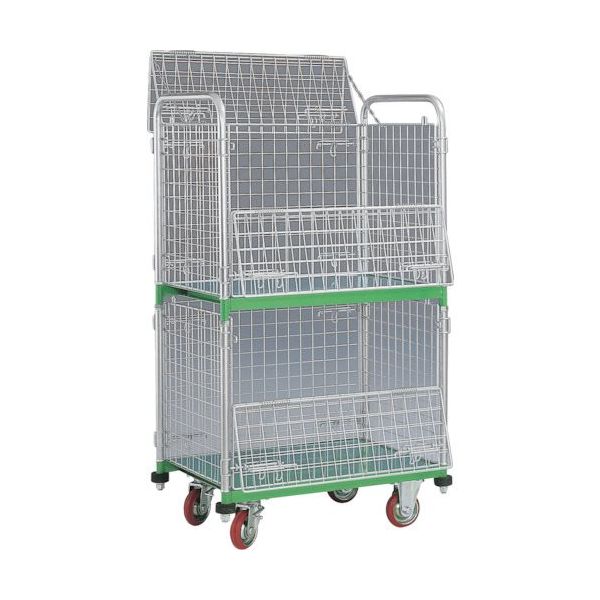 神戸車輌製作所 カンベ 網付き台車 メッシュパックロール 670A 1台 337-8819（直送品）