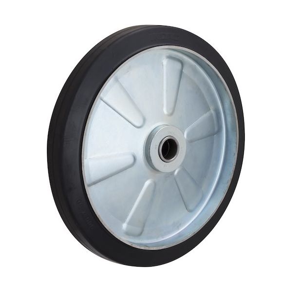 イノアック車輪 イノアック 中荷重用キャスターゴム車輪付タイプ 300径 車輪のみ GR300W 1個 382-3584（直送品）
